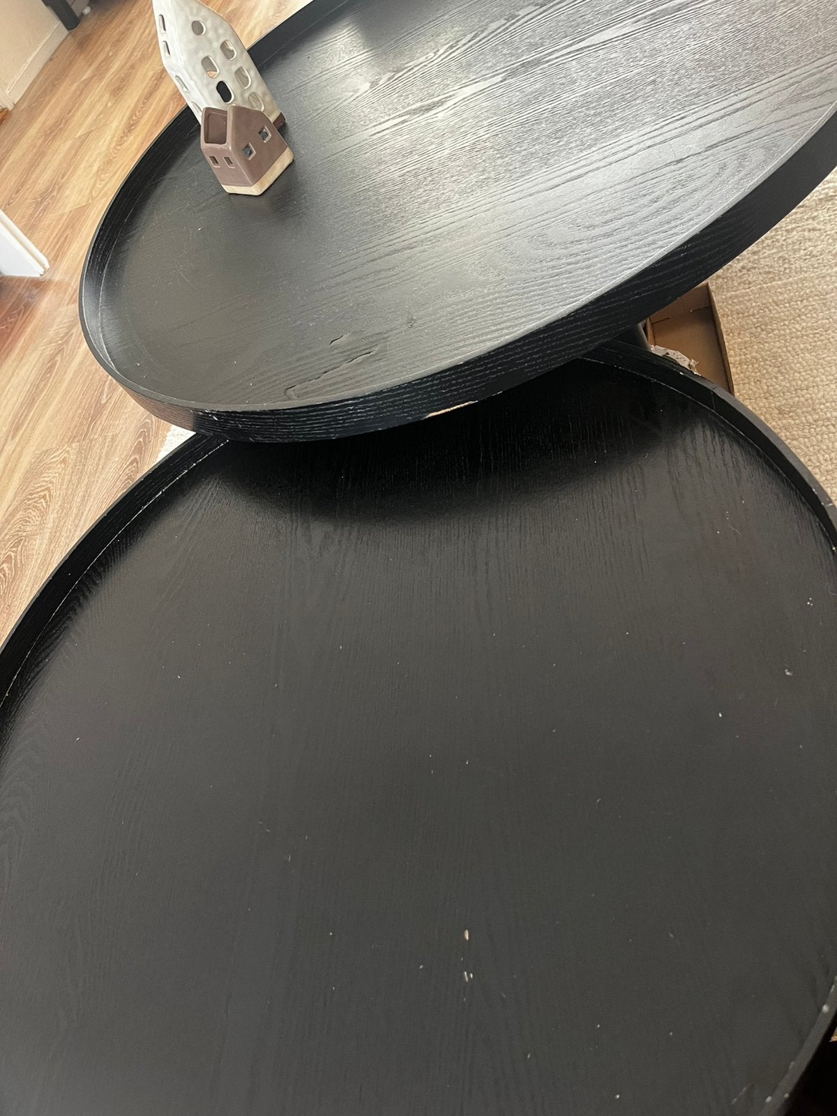 Salontafels Woood, Ophalen, Gebruikt, Rond, 50 tot 100 cm