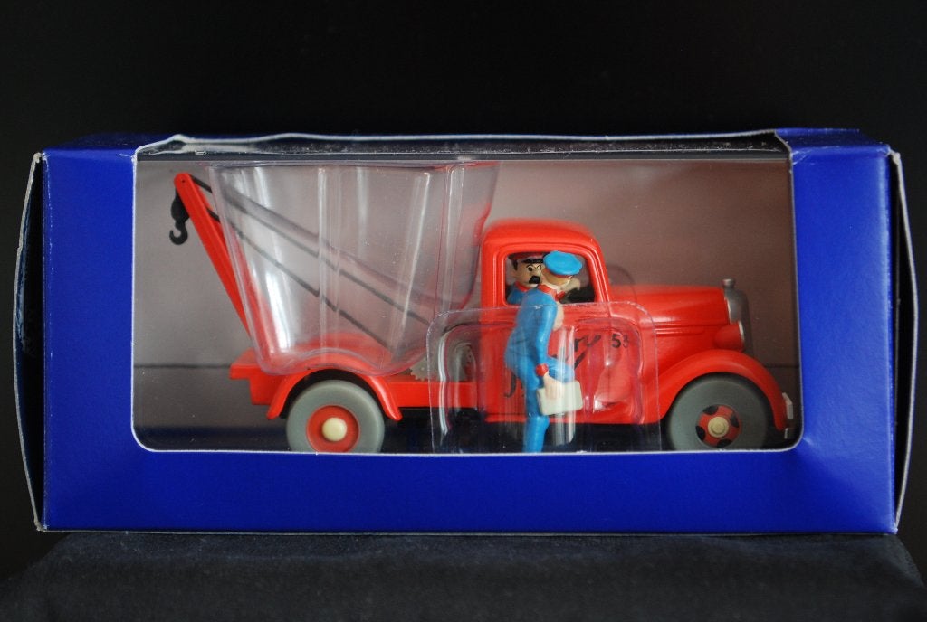 Kuifje auto No. 59 De kraanwagen van Samoem, Hobby en Vrije tijd, Ophalen of Verzenden, Zo goed als nieuw, Bus of Vrachtwagen