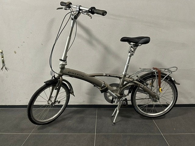 Twee vouwfietsen Gazelle met 7 versnellingen, Ophalen, 20 inch of meer, Velgrem, Versnellingen