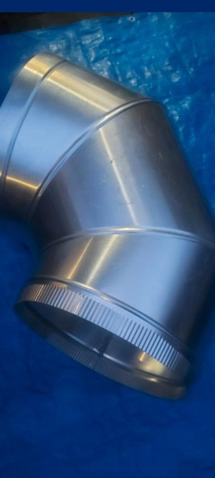 Aluminium bocht (90 graden, 450mm) nieuw, Ophalen of Verzenden, Nieuw