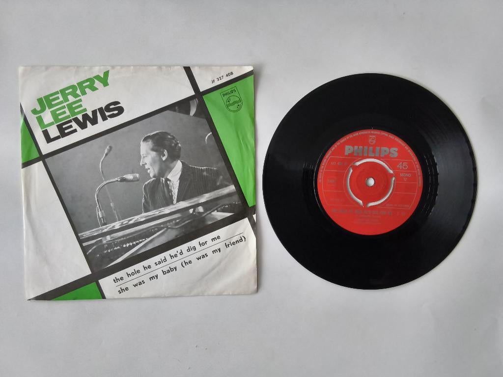 Vinyl single  Jerry Lee Lewis, Cd's en Dvd's, Vinyl Singles, Gebruikt, Overige genres, 7 inch, Single