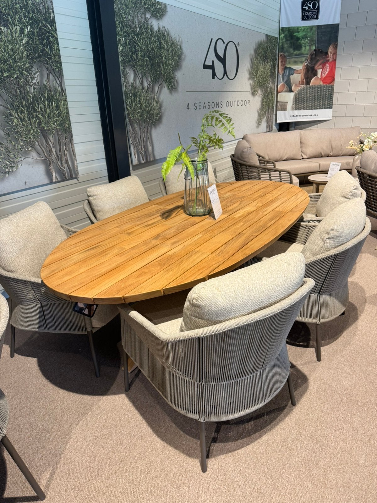 Florence low dining set 4 Seasons outdoor by taste, Ophalen of Verzenden, Nieuw
