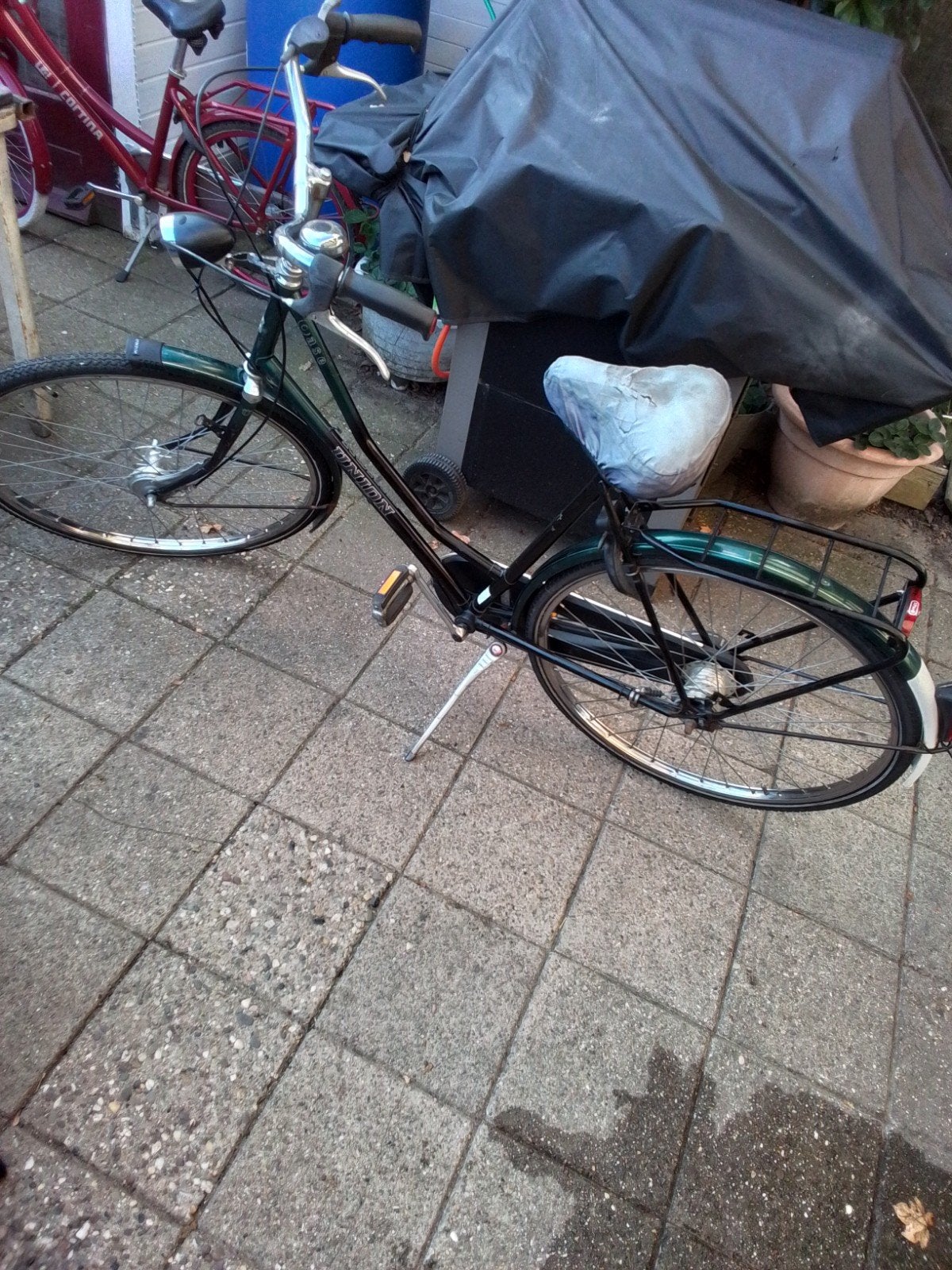 union damesfiets, Fietsen en Brommers, Ophalen, Gebruikt, Overige merken, Versnellingen