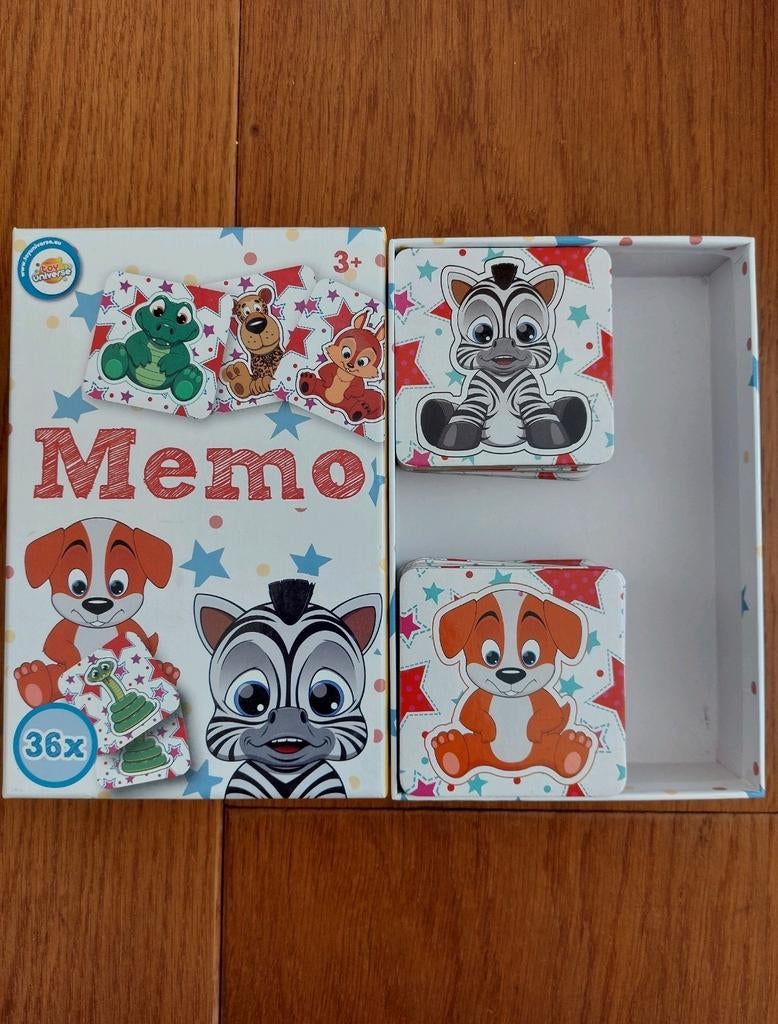 Memo spelletje voor kinderen - Dieren thema (36x), Ophalen, Gebruikt, Puzzelen