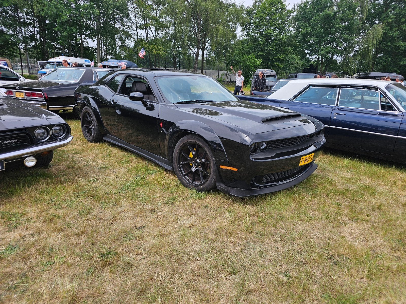 Dodge challenger 5,7 ltr, Auto's, Dodge, Particulier, Benzine, Coupé, Geïmporteerd, Zwart, Ophalen