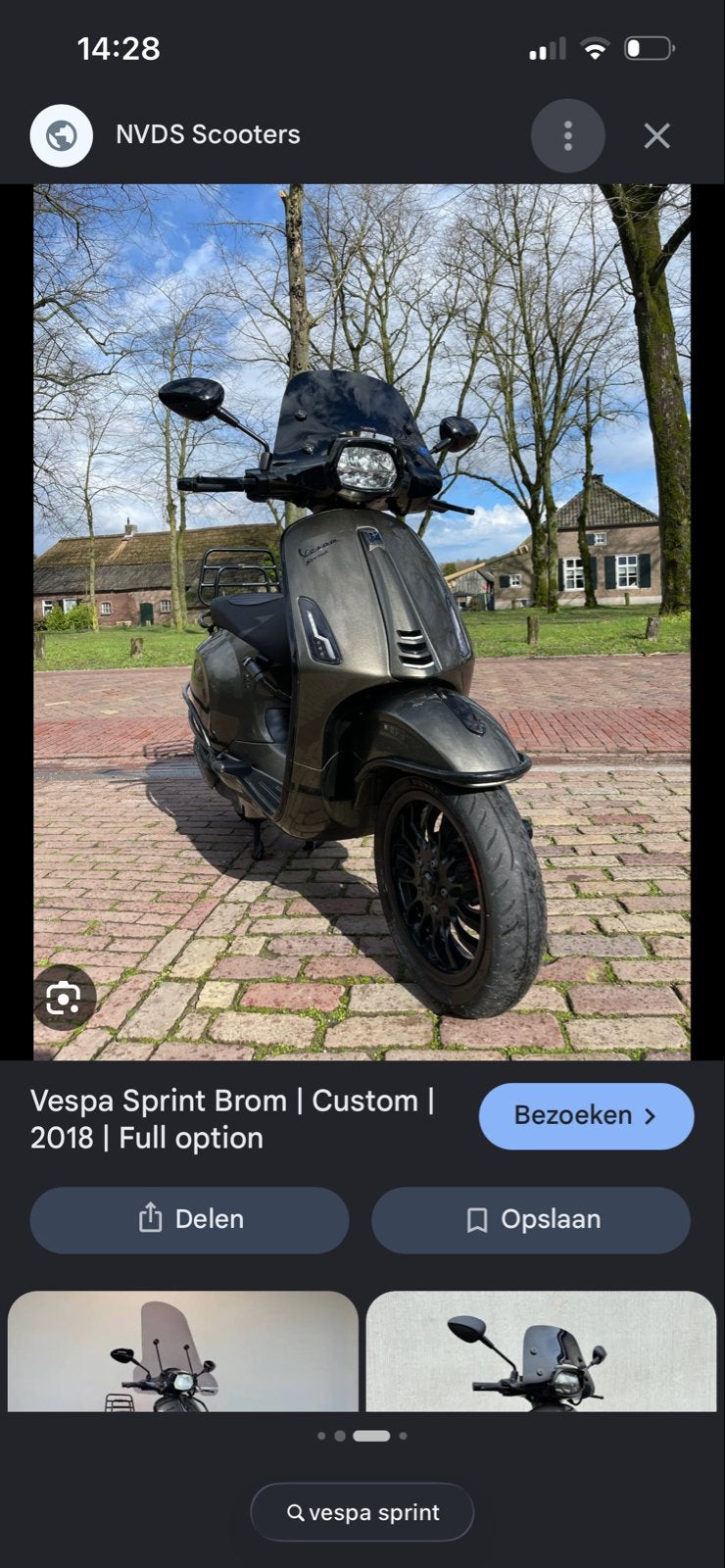 Schade vespa inkoop!!!, Ophalen, Gebruikt, Overige modellen, Maximaal 45 km/u
