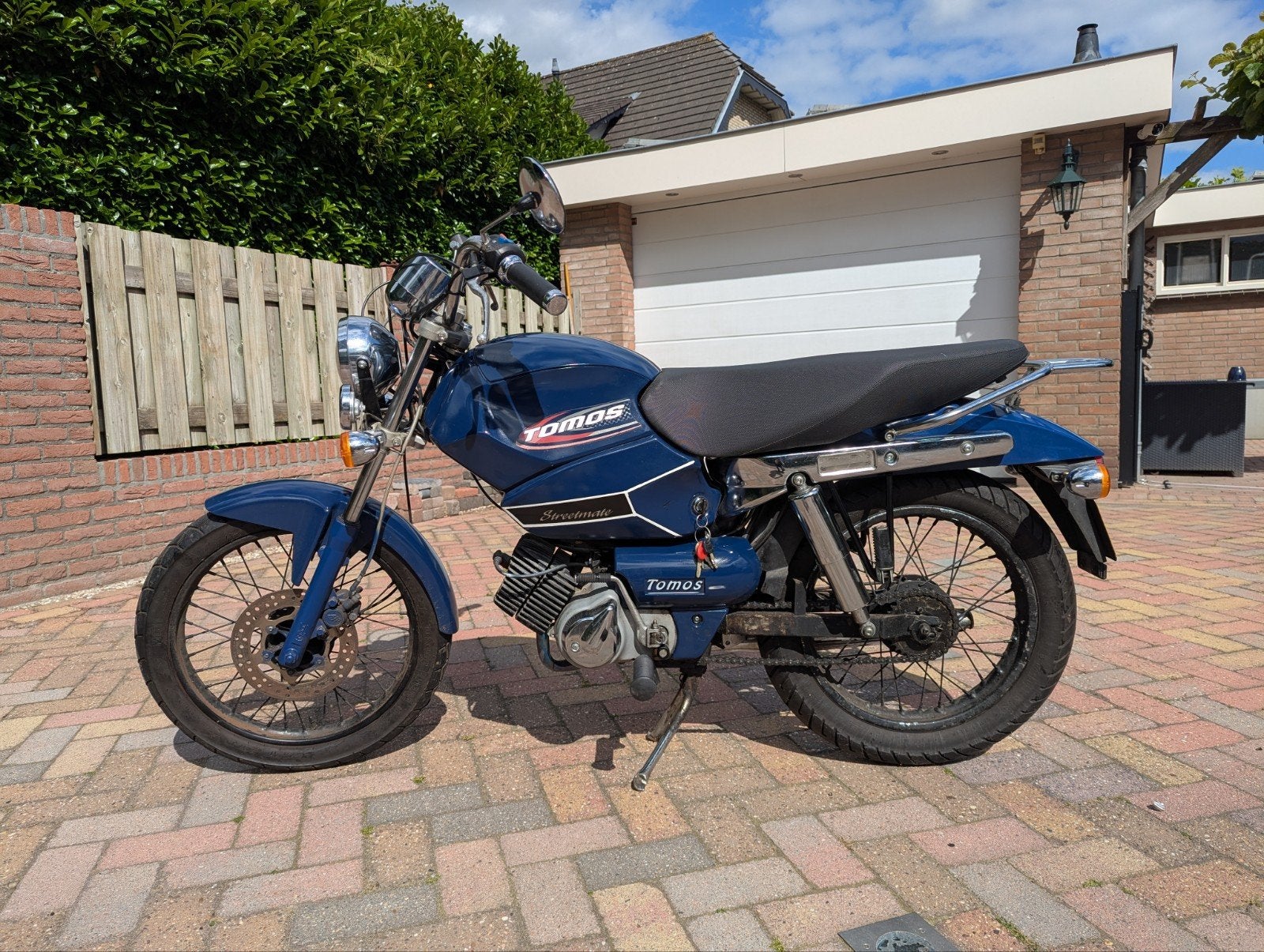 Tomos Streetmate - Loop goed inc nieuw stuur en topkoffer, Fietsen en Brommers, Brommers | Tomos, Ophalen, Gebruikt, Overige modellen