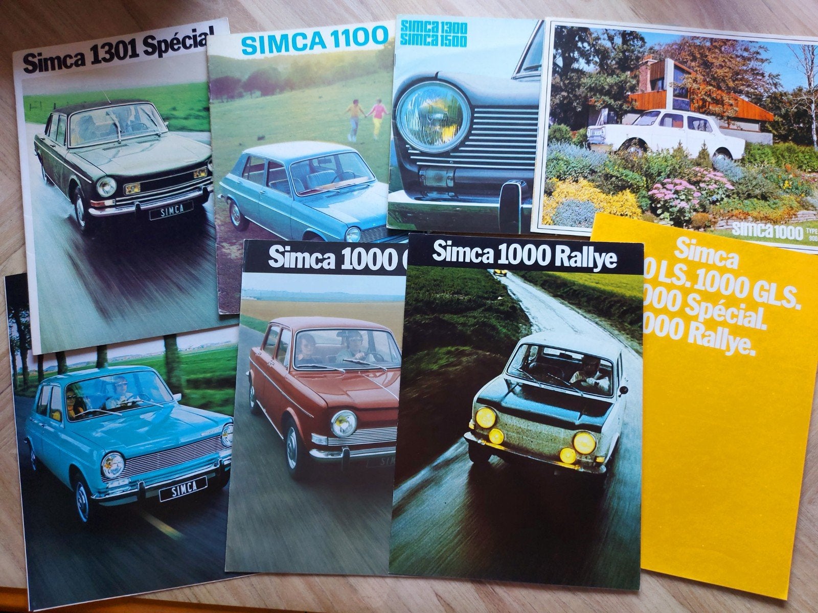 Simca folders verzameling 12 stuks, Ophalen of Verzenden, Zo goed als nieuw, Overige merken