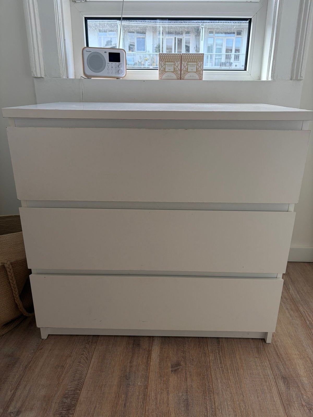 Malm Ikea ladekast, Ophalen, Gebruikt, 50 tot 100 cm, 3 of 4 laden