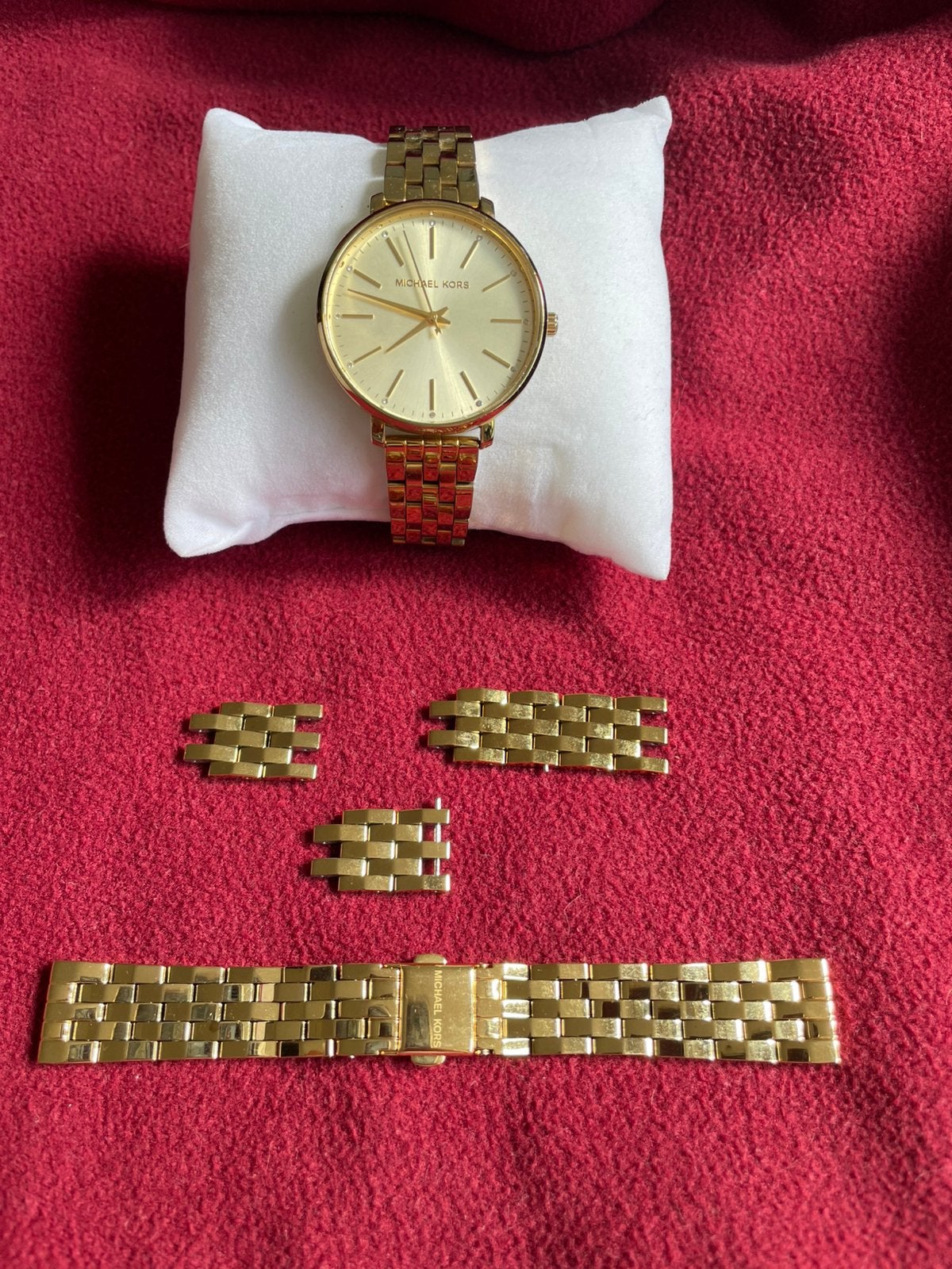 Michael kors horloge, Ophalen, Zo goed als nieuw, Staal, Overige merken