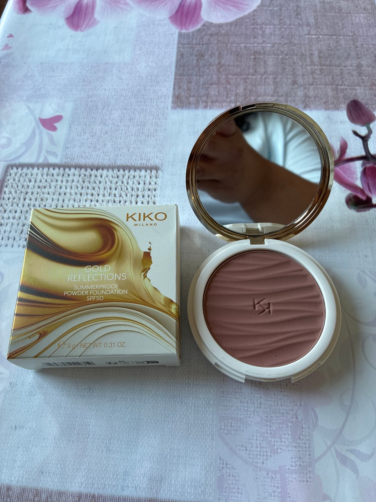 KIKO Milano Gold Reflections Summerproof Poeder Foundation, Gehele gezicht, Nieuw, Ophalen of Verzenden, Make-up