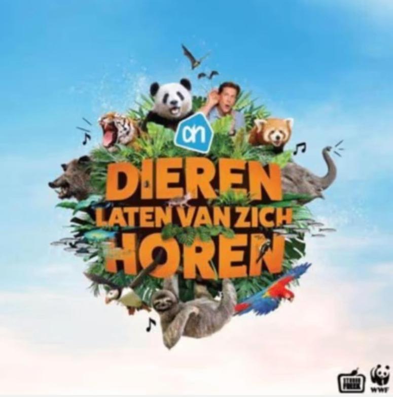AH Dieren laten van zich horen plaatjes, kaartjes RUILEN, Albert Heijn, Ophalen of Verzenden