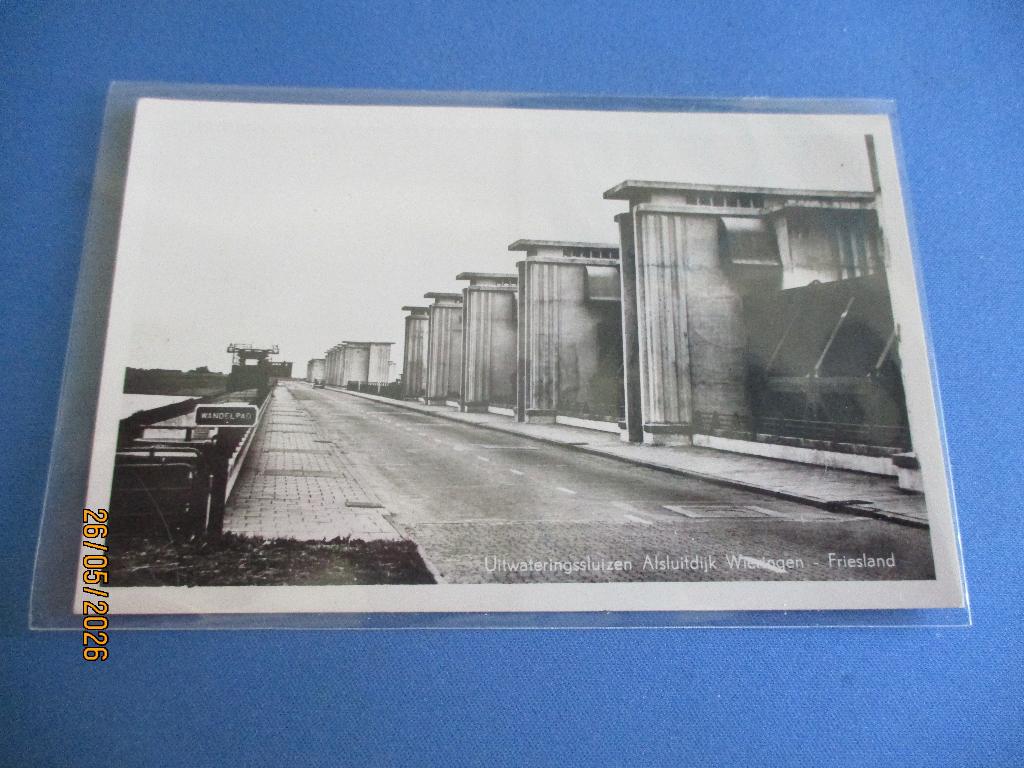 Afsluitdijk, Verzamelen, Ansichtkaarten | Nederland, Ophalen of Verzenden, Voor 1920, Ongelopen, Friesland
