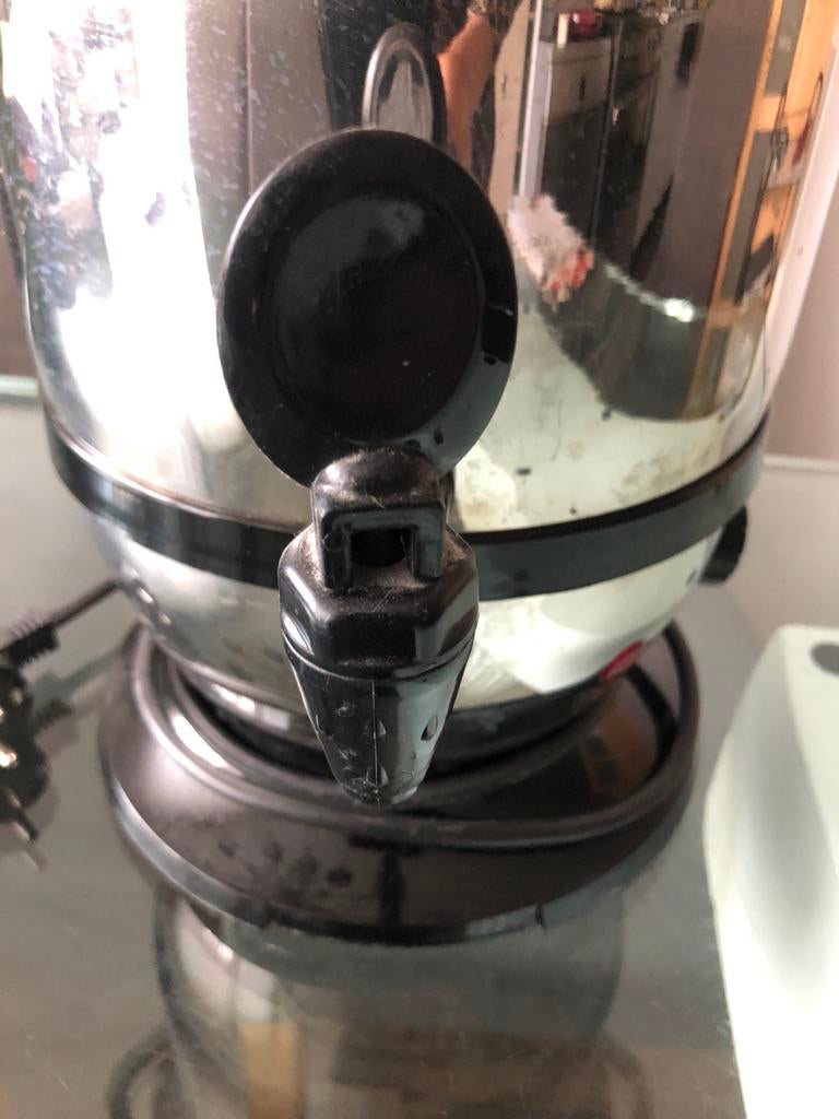 Shafer Warme dranken  koffie Dispenser - RVS, 2 liter of meer, Ophalen of Verzenden, Gebruikt, Rvs