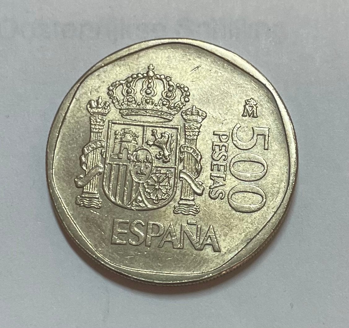500 pesetas Spanje 1989, Ophalen of Verzenden, Overige landen