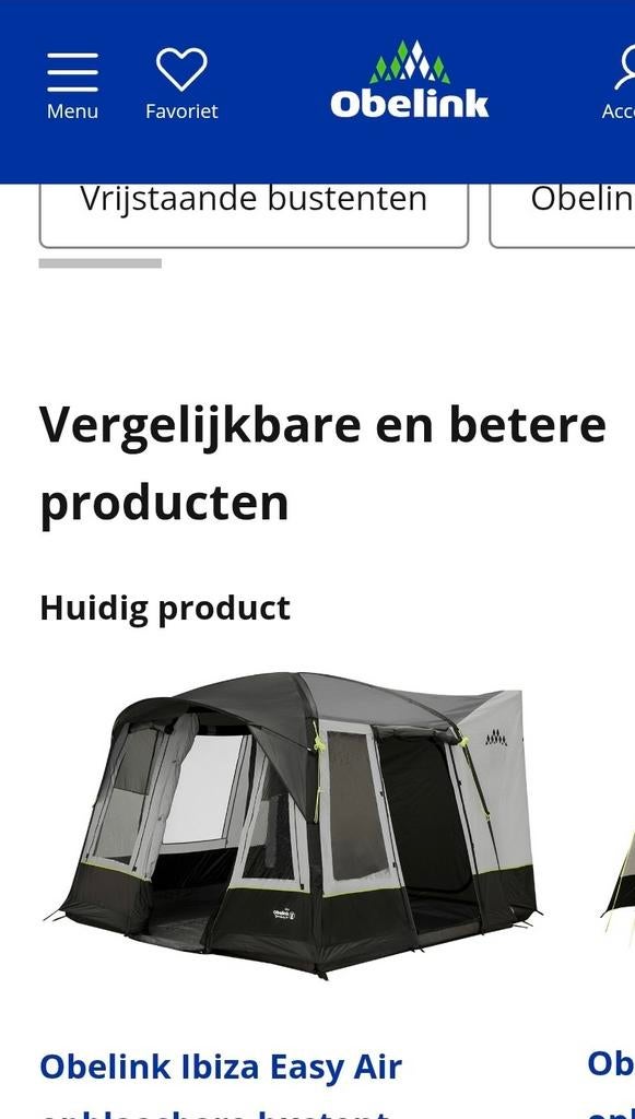 Bus tent, Ophalen of Verzenden