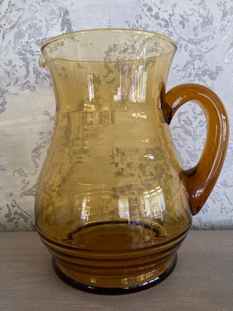 Glazen waterkruik, Antiek en Kunst, Antiek | Glas en Kristal, Ophalen of Verzenden