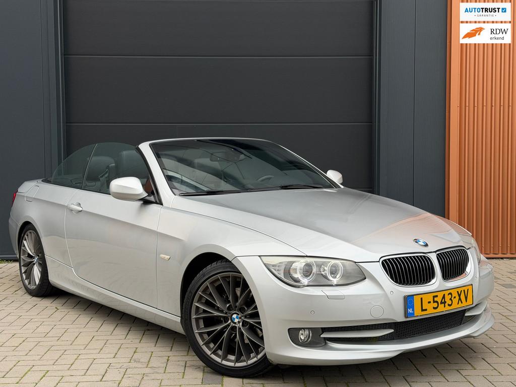 BMW 3-serie Cabrio 320i|100% Onderhouden|Nieuwe Ketting|Stoe, Auto's, BMW, Zwart, 4 cilinders, Cabriolet, 4 stoelen