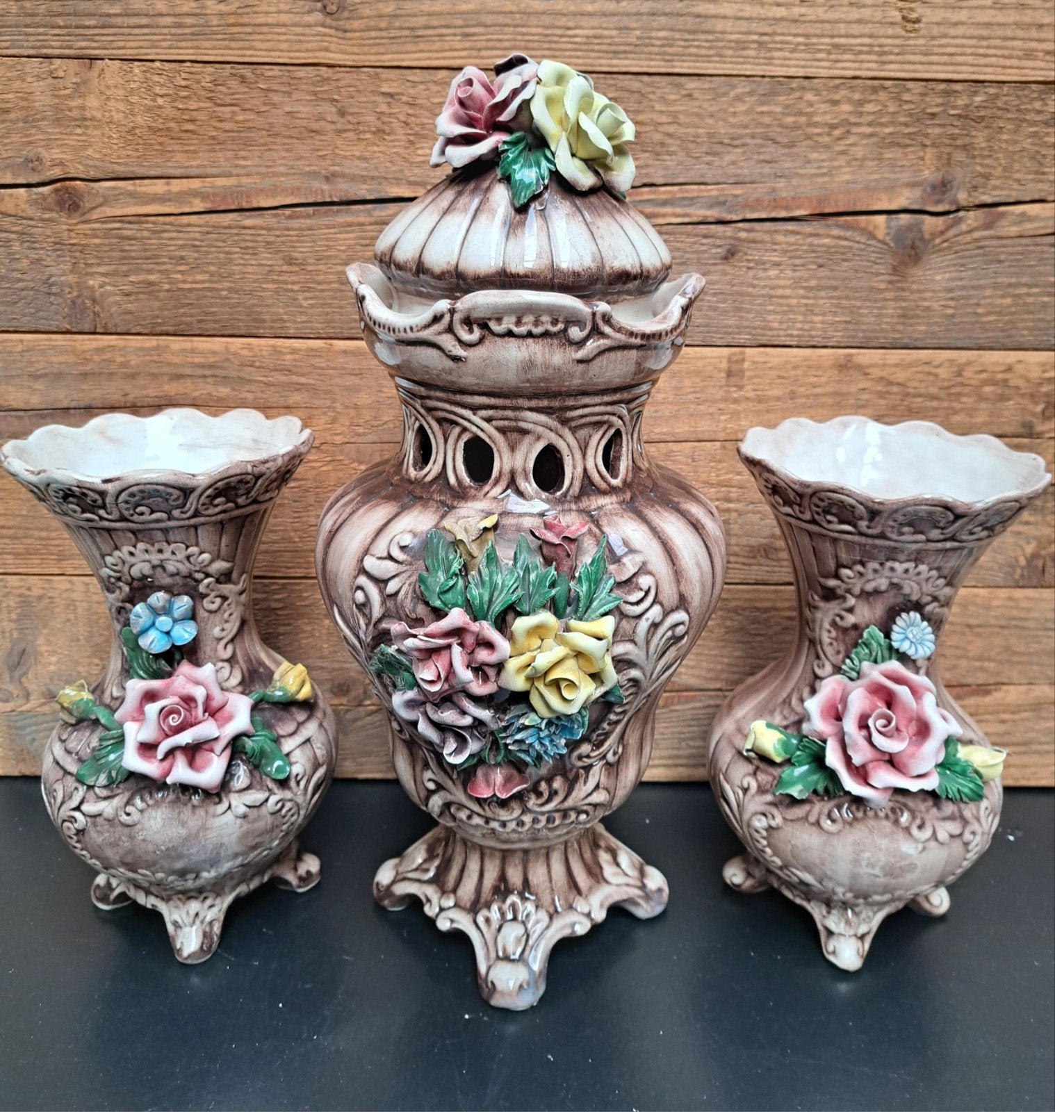Vintage kaststel 3 delig in goede staat, Ophalen