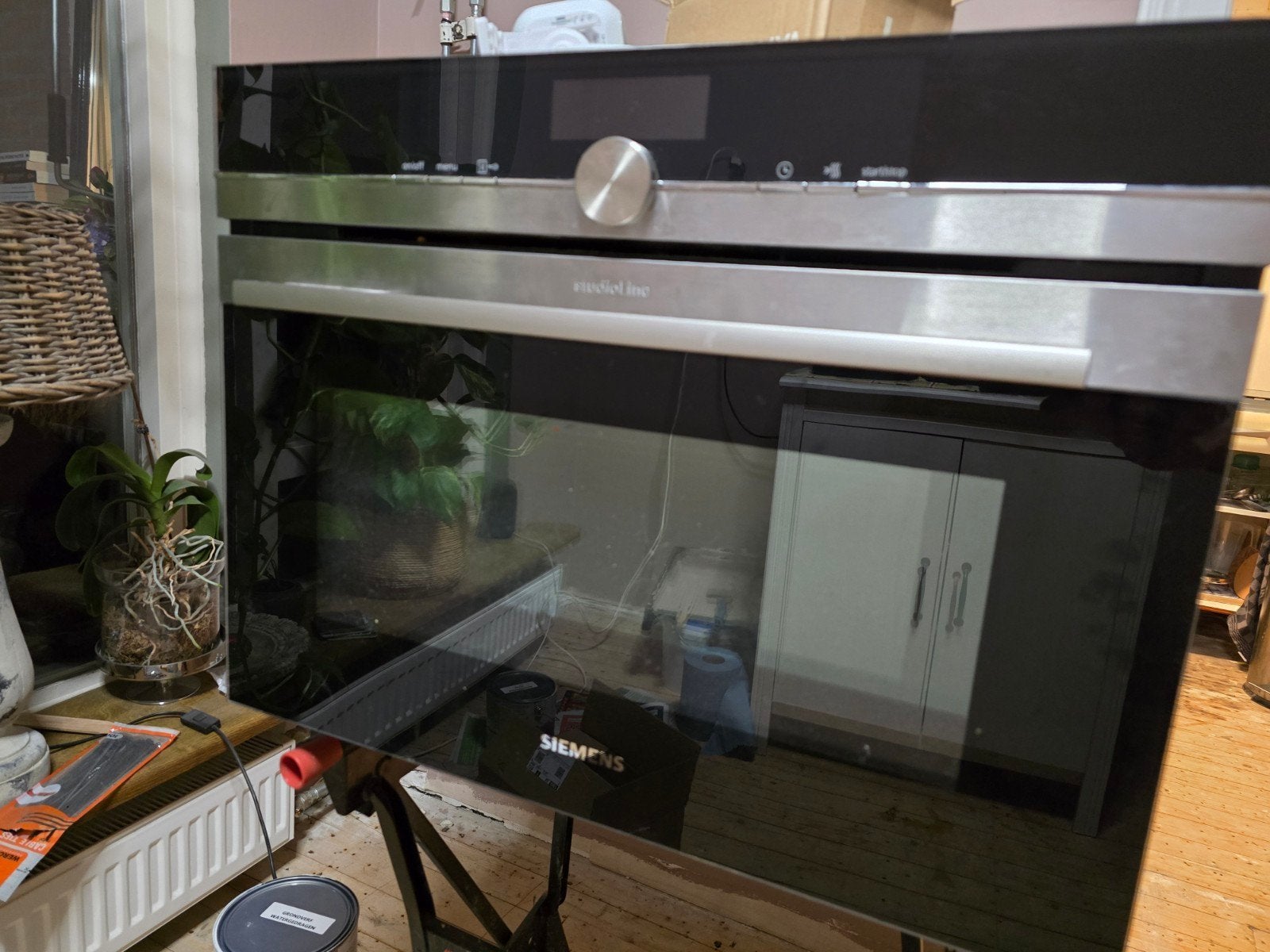 Siemens StudioLine iQ700 Combi-oven met magnetronfunctie, Witgoed en Apparatuur, Ophalen, Gebruikt, Siemens, Combi-oven