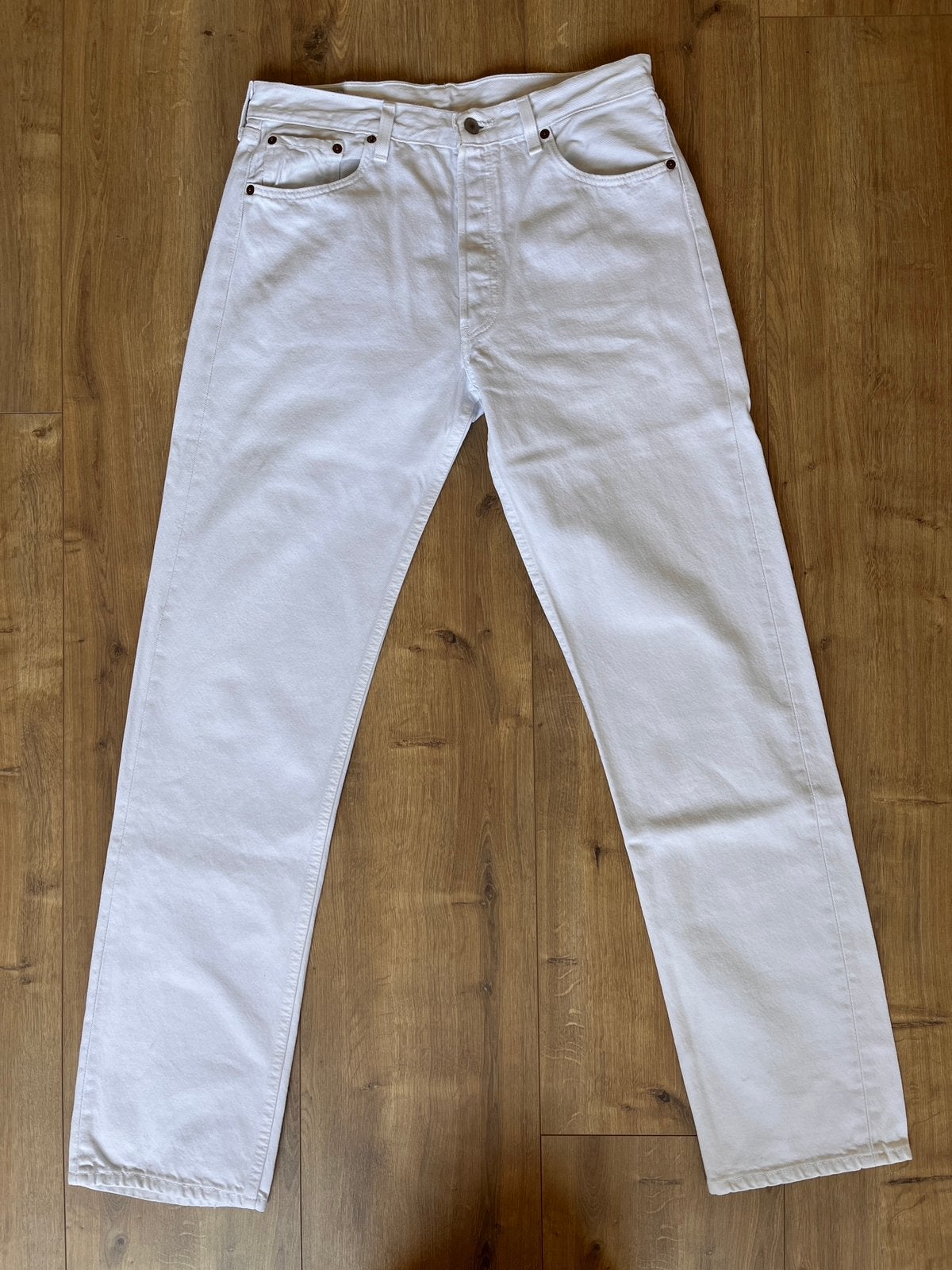 Prachtige vintage Levi’s 501 made in USA, Kleding | Heren, Spijkerbroeken en Jeans, Ophalen of Verzenden, Zo goed als nieuw, Blauw