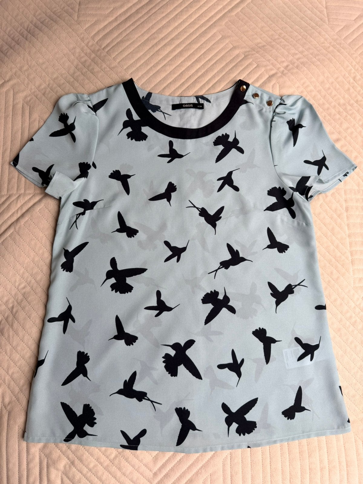 Summer top by Oasis, Kleding | Dames, Blauw, Ophalen of Verzenden, Korte mouw, Maat 36 (S)
