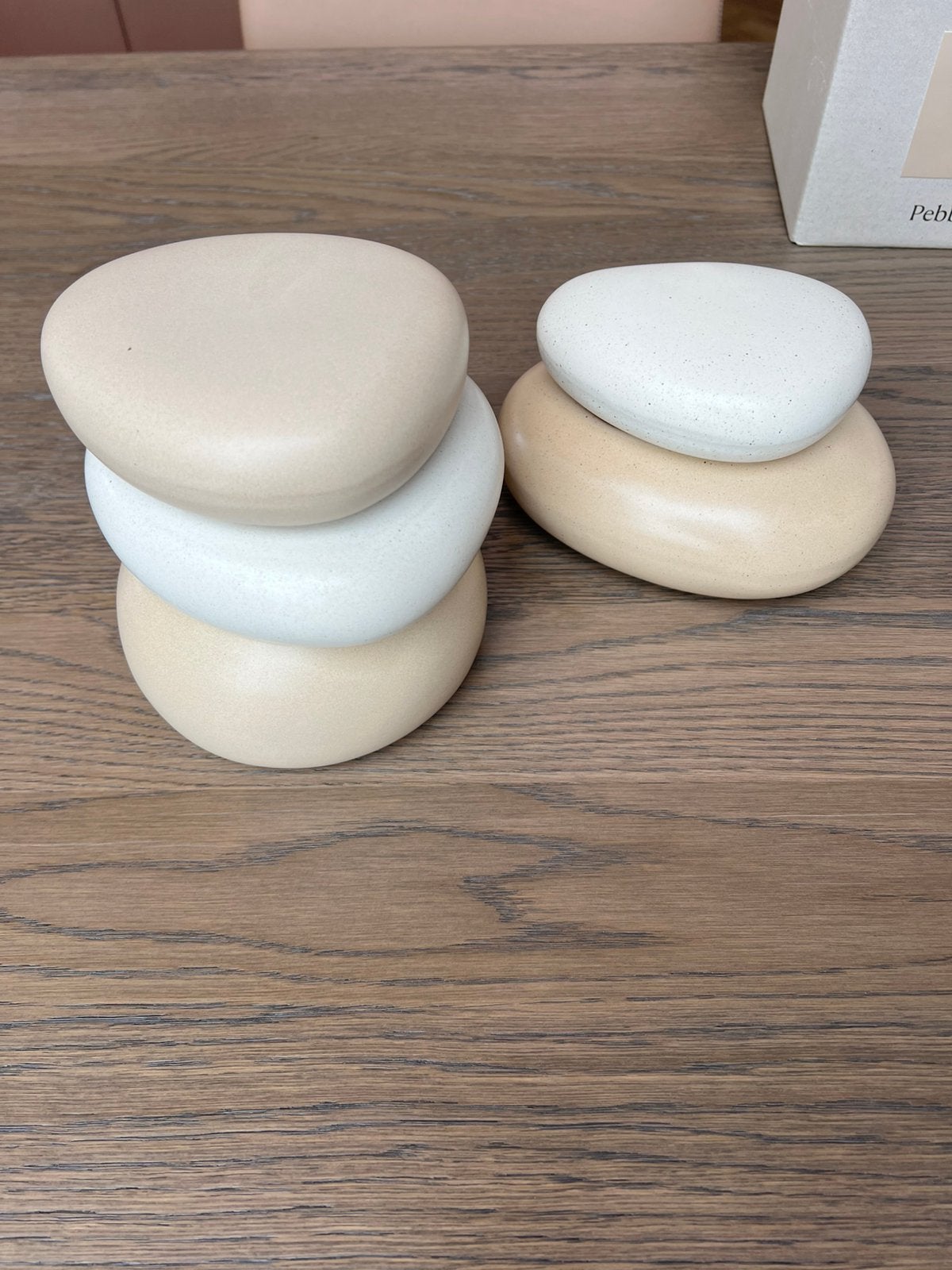 Ferm living pebble stone box, Ophalen, Nieuw, Steen/keramiek, Overige merken