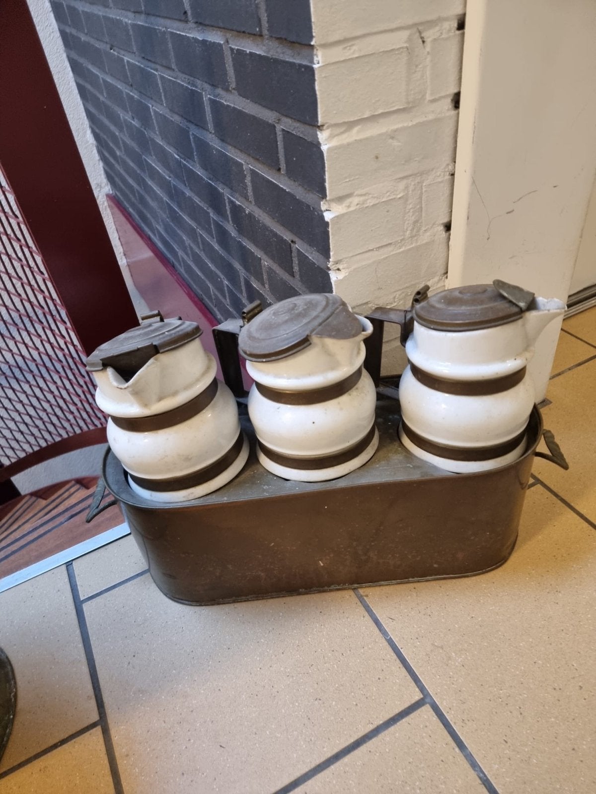 Antieke bistro bain-marie, Ophalen of Verzenden