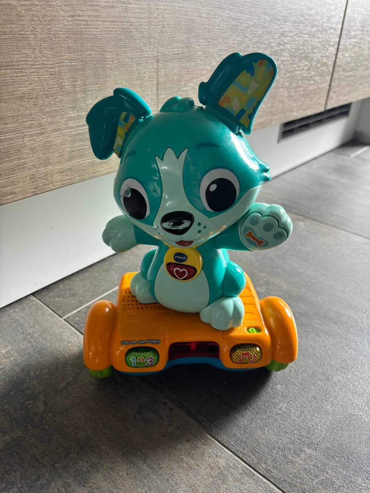 Pak me dan puppy vtech., Ophalen, Gebruikt, 6 maanden tot 2 jaar