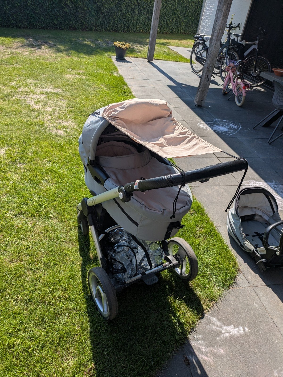 Mutsy Evo kinderwagen met buggy, regenhoes en zonnedoek, Ophalen, Gebruikt, Combiwagen, Mutsy