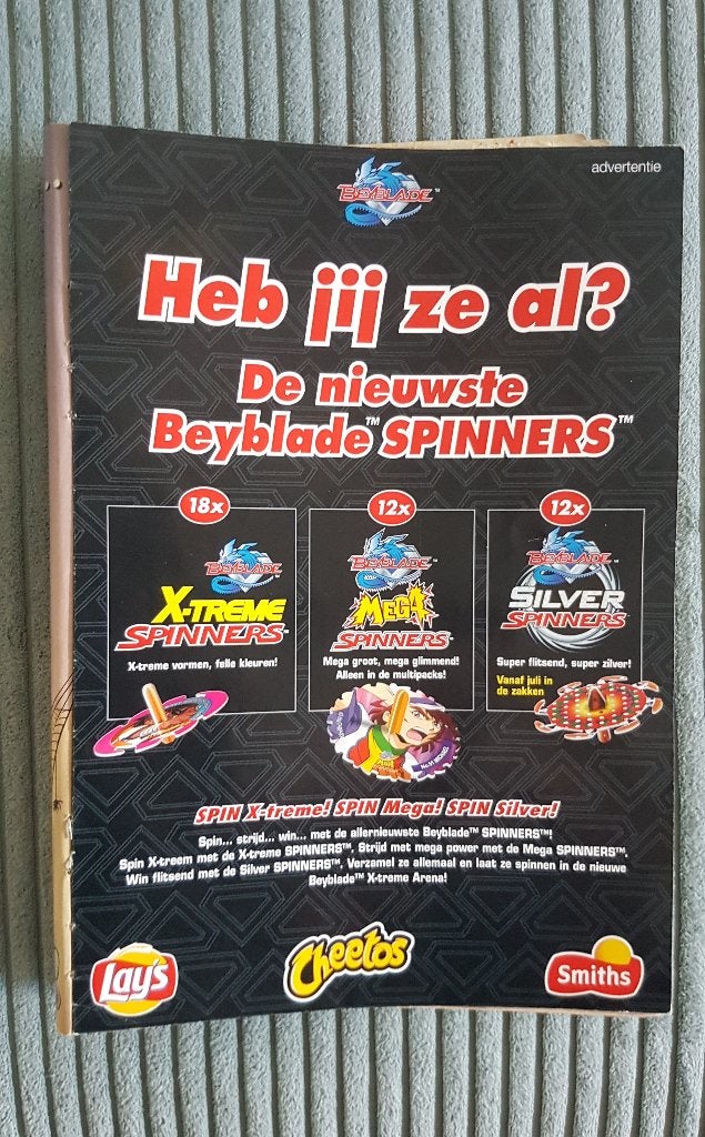 Spinners Beyblade folder 31 t/m 72, verzamel item, Ophalen of Verzenden, Spiek, Overige typen