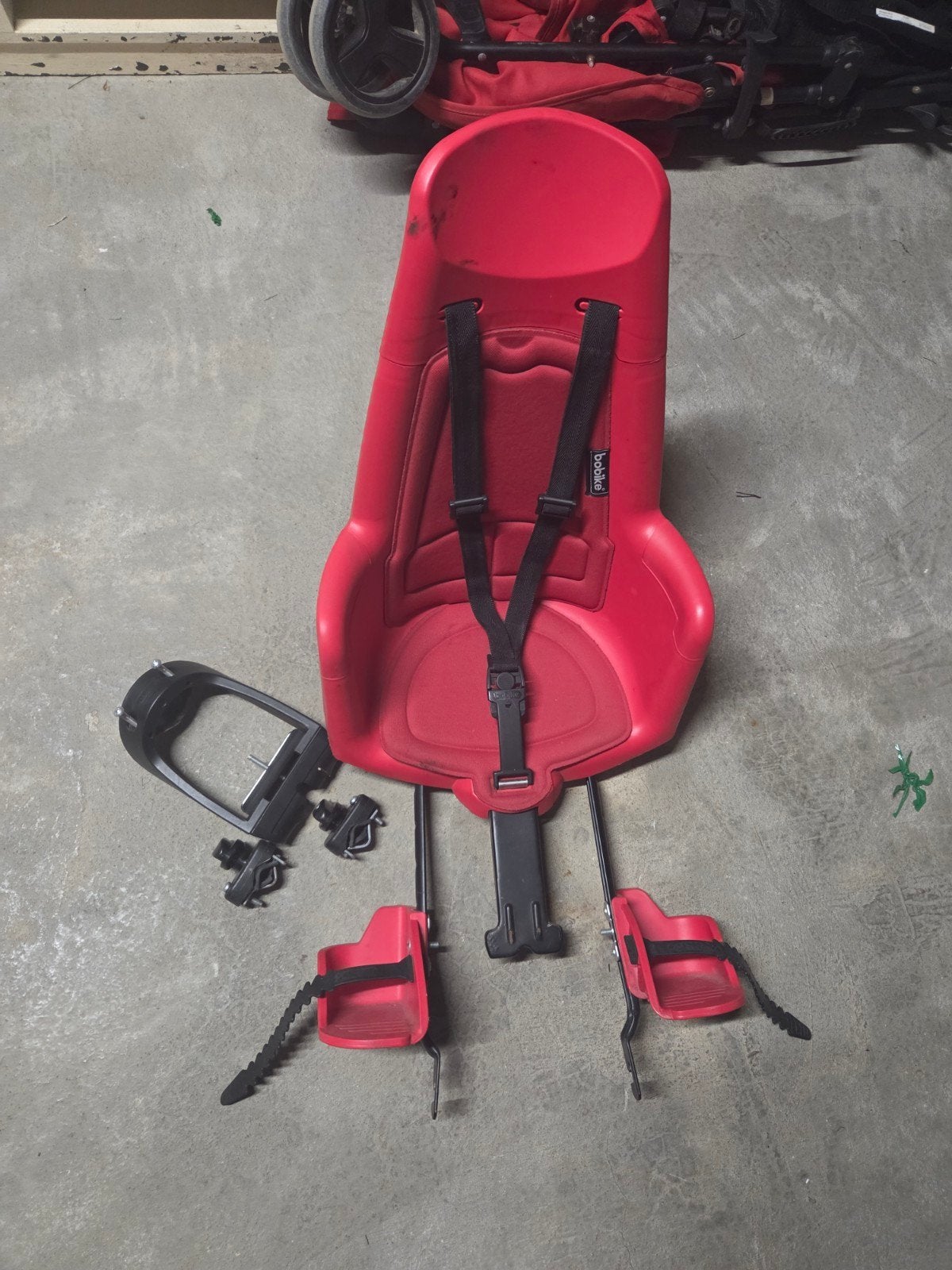 Bobike Achterzitje Rood - Gebruikt, Ophalen, Achterzitje, 9 t/m 36 kg, Bobike