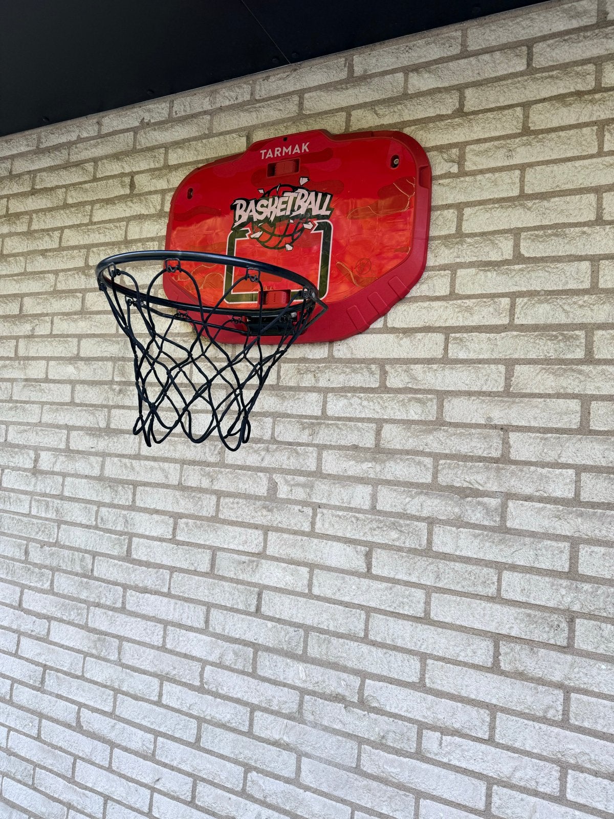 Decathlon Tarmak basketbalbord voor aan de muur, Ophalen, Zo goed als nieuw, Ring, Bord of Paal