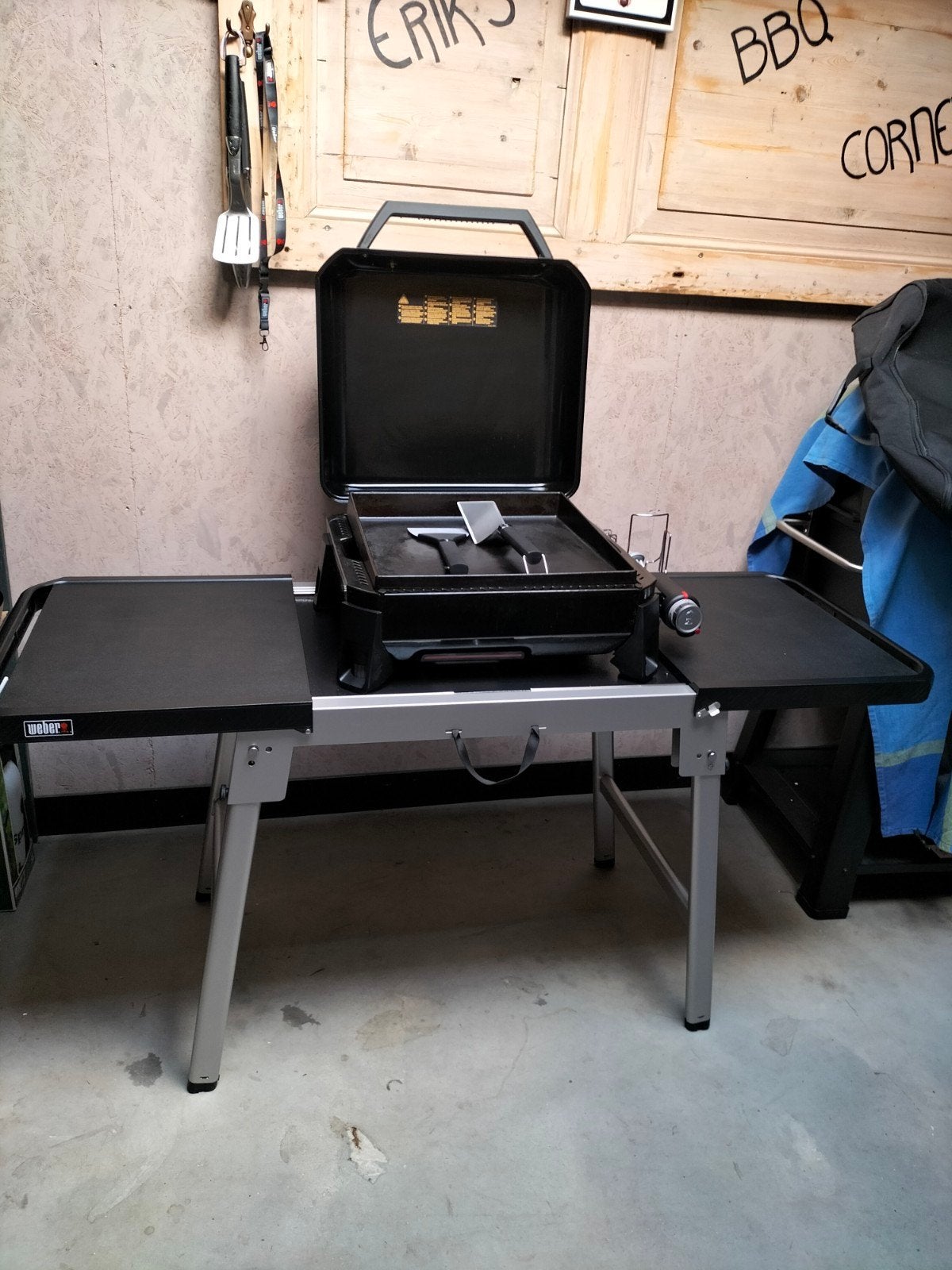 Weber Slate GP Premium bakplaat met onderstel, Ophalen, Zo goed als nieuw, Weber