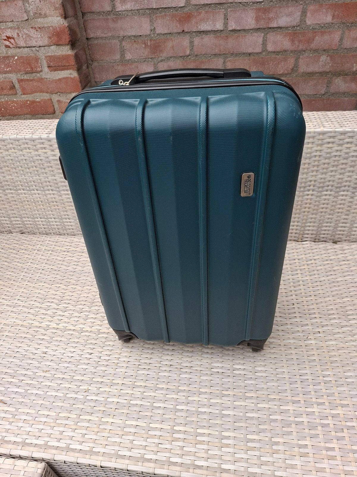 Gebruikte Princess Traveller koffer - 68 liter, Wieltjes, Gebruikt, Hard kunststof, 35 tot 45 cm