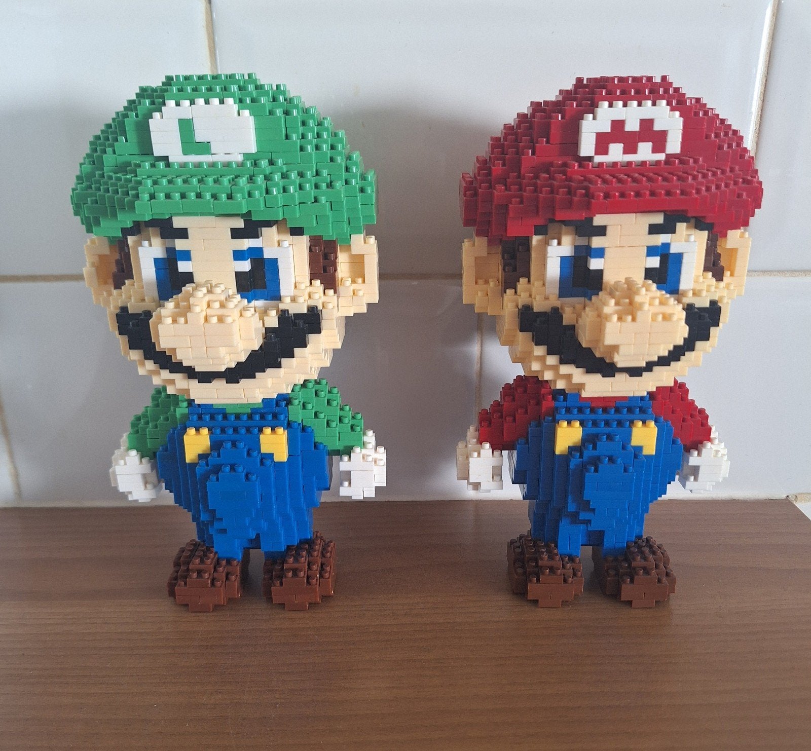 Lego pop Mario en Luigi, Ophalen of Verzenden, Zo goed als nieuw