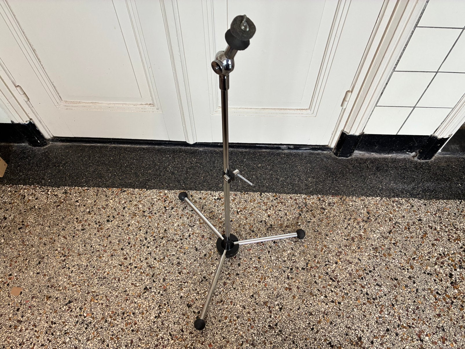 Vintage Sonor Cymbal Stand, totaal Origineel en Functioneel, Gebruikt, Duitsland, Drums of Percussie, Ophalen of Verzenden
