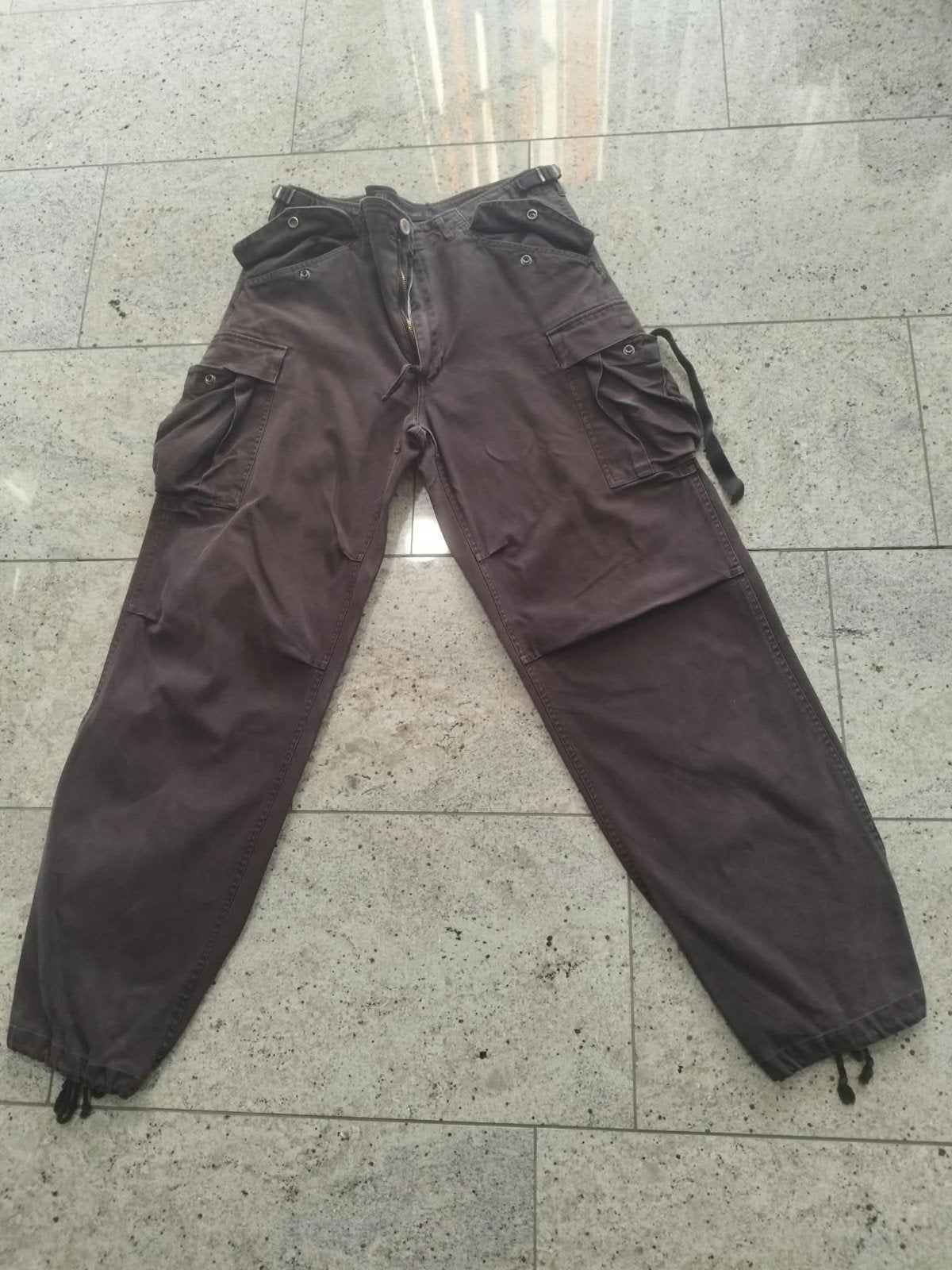 Vintage Industries Cargo broek bruin L, Ophalen of Verzenden, Gedragen, Maat 52/54 (L), Bruin