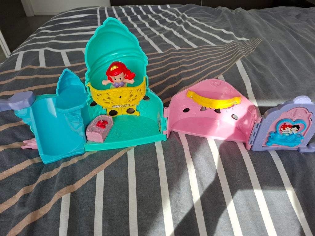 Little People Kleine Zeemeermin Kasteel met Geluid, Kinderen en Baby's, Speelgoed | Fisher-Price, Ophalen of Verzenden, Gebruikt
