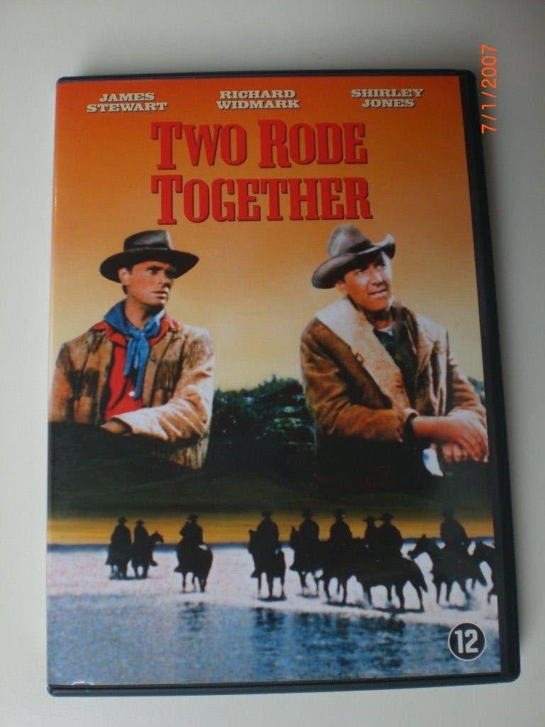 dvd Two Rode Together James Stewart Shirley Jones Richard Wi, Cd's en Dvd's, Dvd's | Klassiekers, Engels, Nederlands, Ophalen of Verzenden