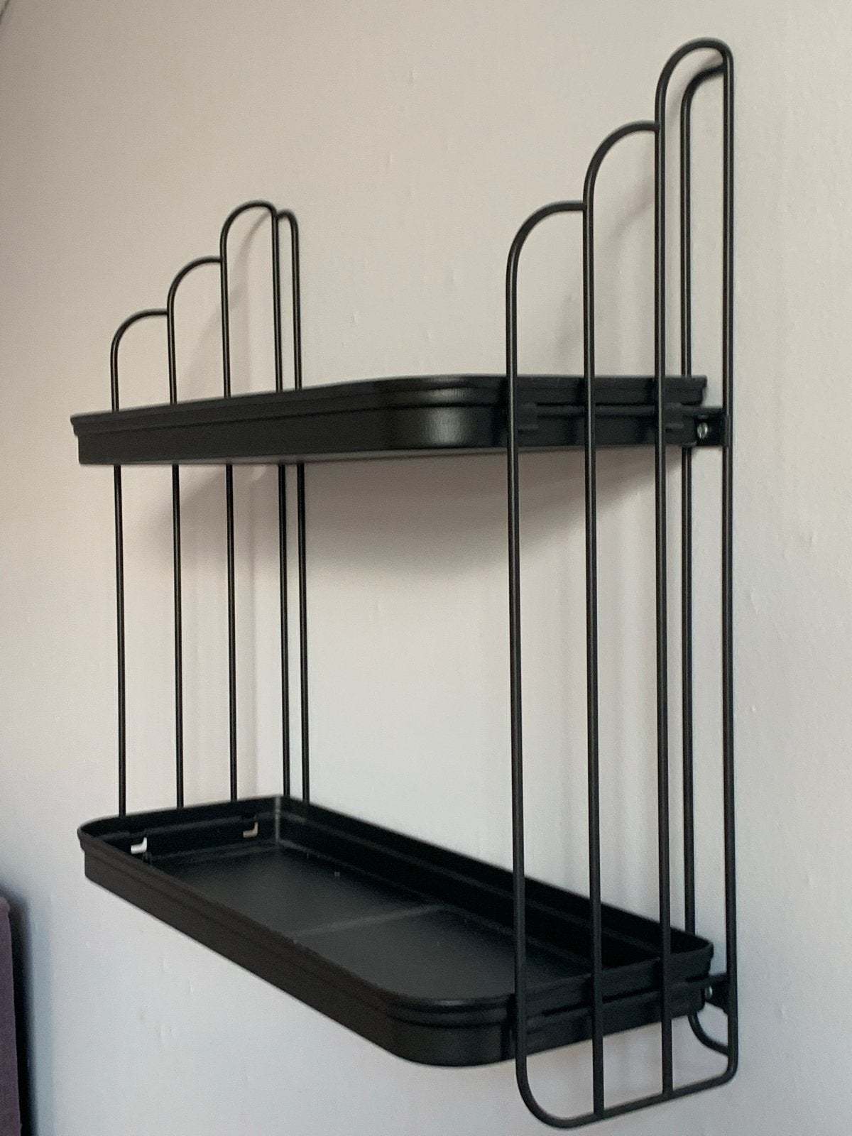 IKEA Wandrek zwart, Huis en Inrichting, Woonaccessoires | Wandplanken en Boekenplanken, Ophalen, Zo goed als nieuw