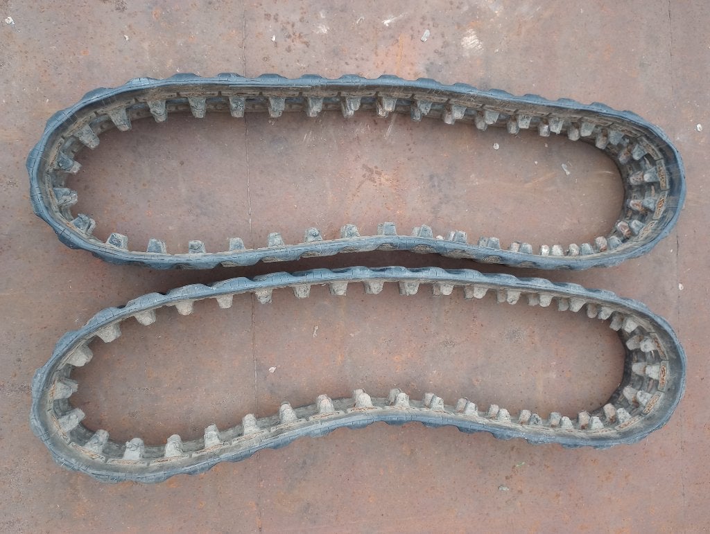 Set Rubbertracks graafmachine 180x72x38 rubberrups rupsband, Ophalen, Gebruikt