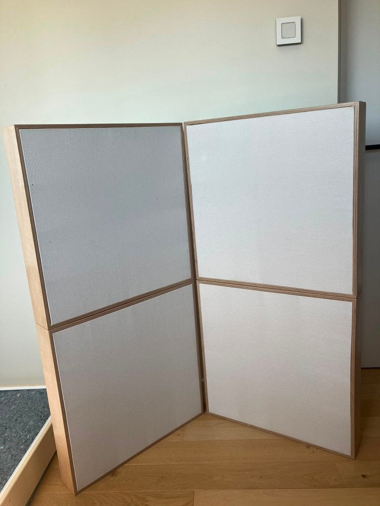 4 akoestische panelen van T.akustik spektrum A10 Absorber CR, Ophalen, Gebruikt