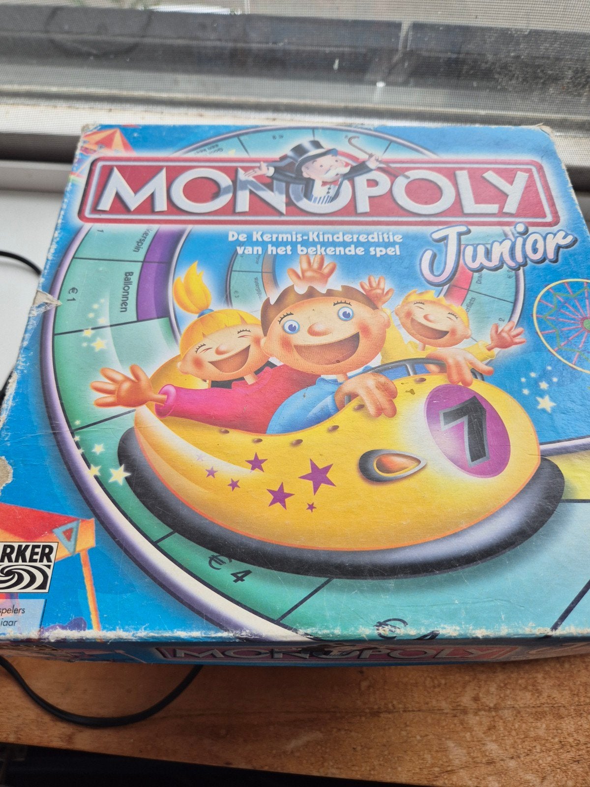 Monopoly Junior: De Kermis-Kindereditie, Drie of vier spelers, Ophalen, Gebruikt, Parker