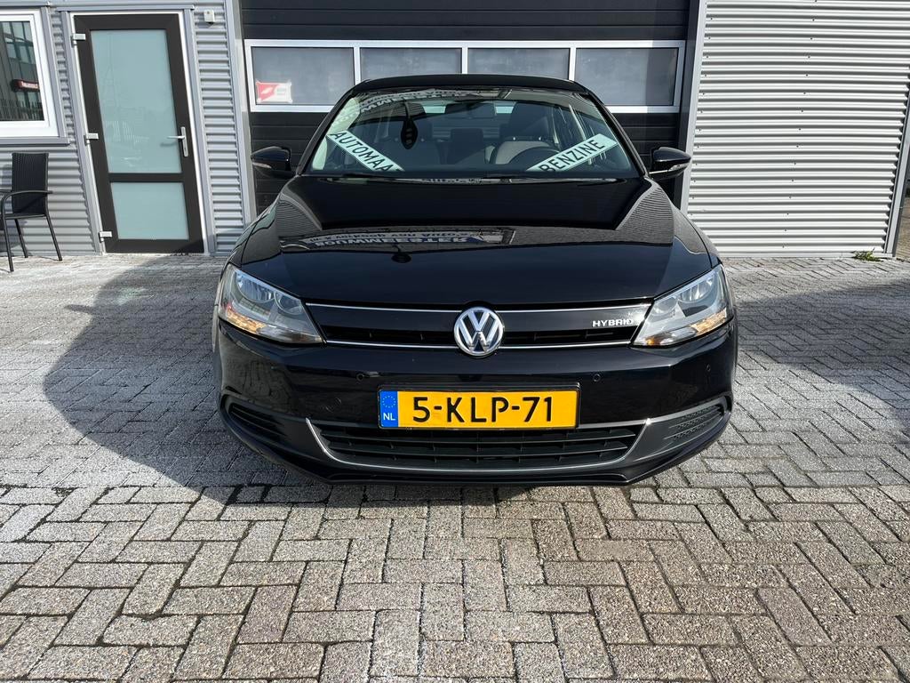 Volkswagen Jetta 1.4 TSI Hybrid 170pk 7-DSG BJ 2013 Zwart, Auto's, Volkswagen, Stof, Euro 6, 4 cilinders, Zwart