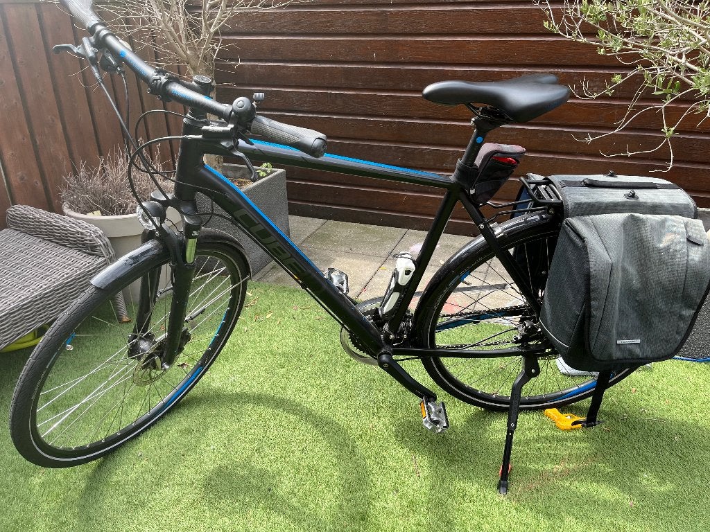 Cube touring pro heren fiets 58 cm, Fietsen en Brommers, Fietsen | Heren | Herenfietsen, Gebruikt, Versnellingen, 57 tot 61 cm