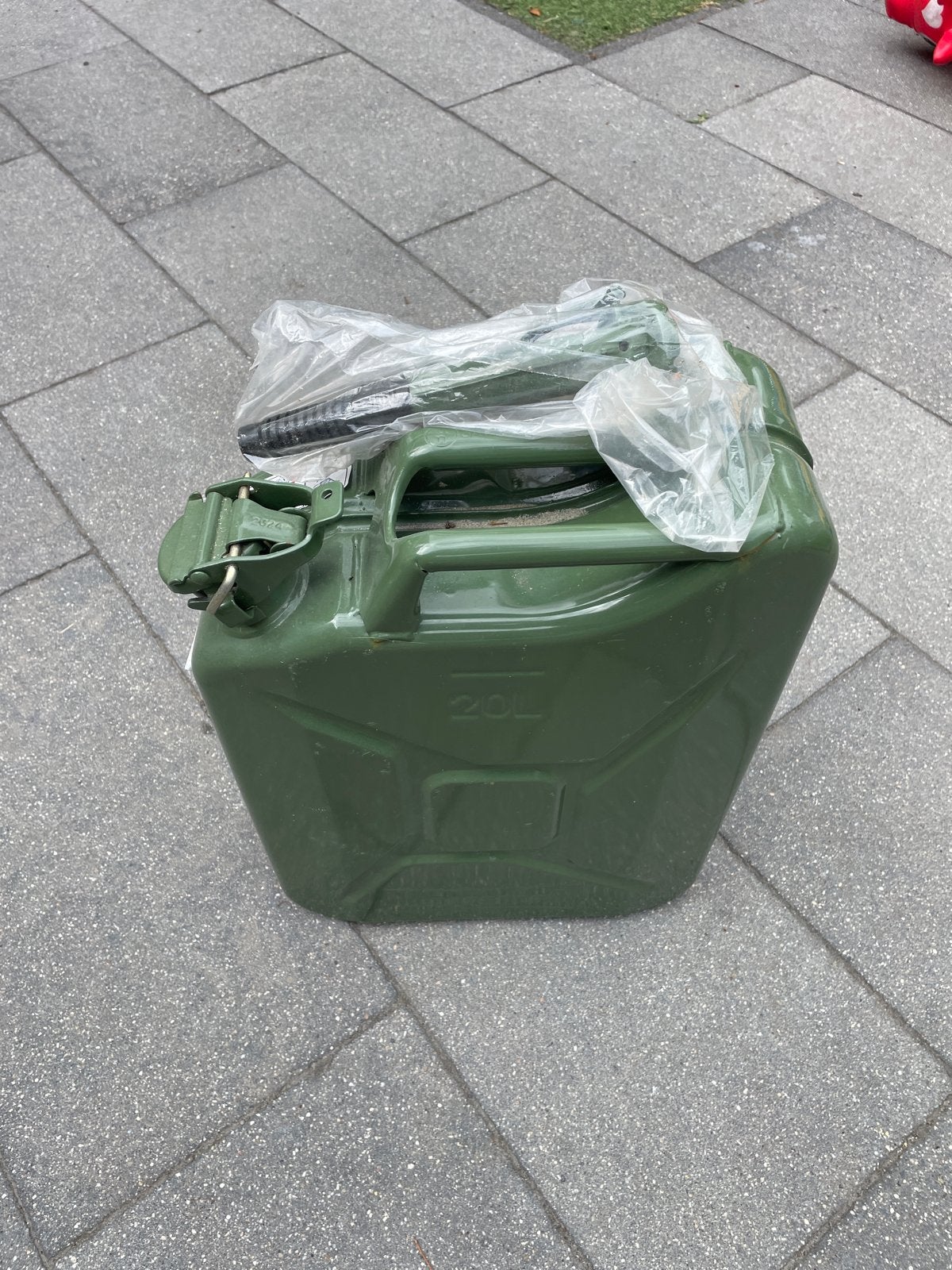 Jerrycan 20L - Groen, Auto diversen, Overige Auto diversen, Ophalen of Verzenden
