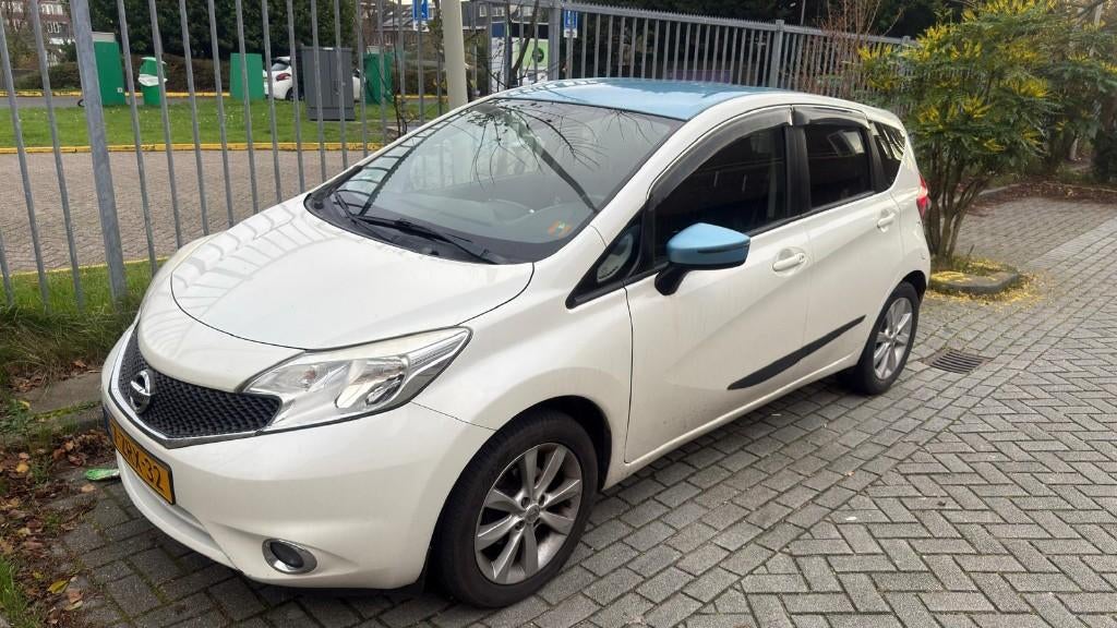 Nissan Note 1.2 Dig-s 72KW/98PK 2015 Wit, Voorwielaandrijving, Stof, 4 cilinders, Handgeschakeld