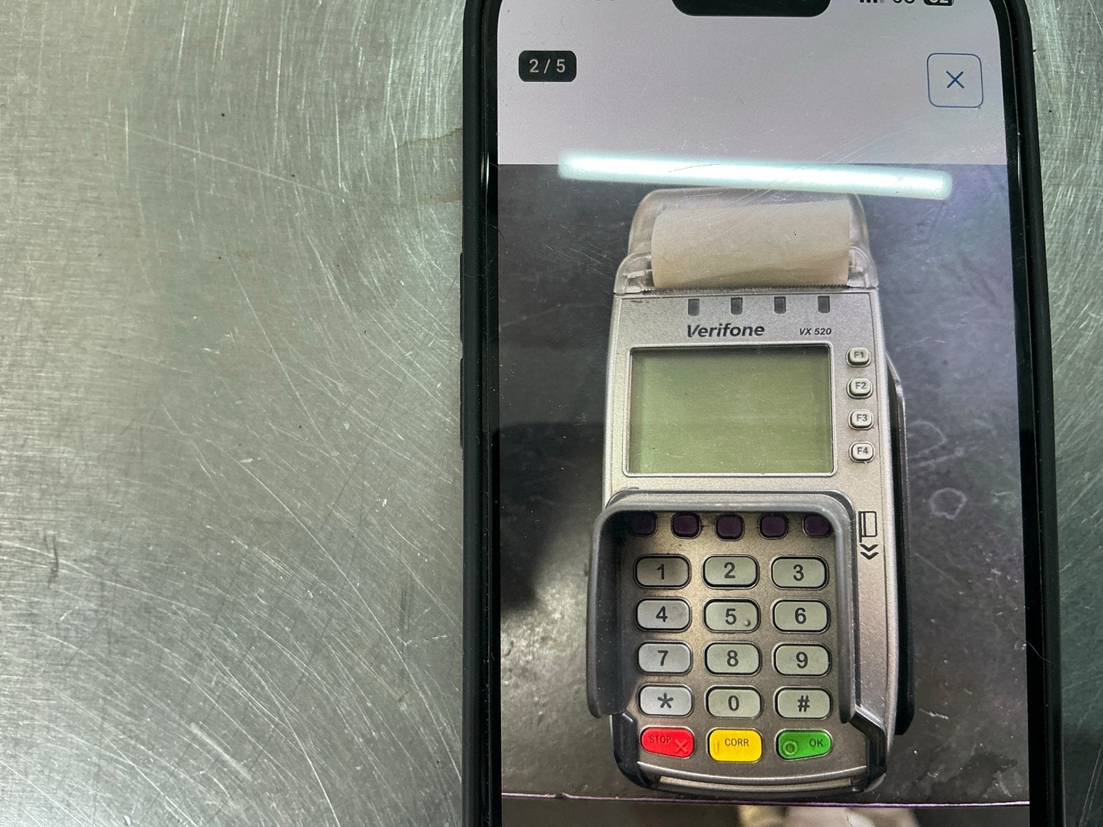 Verifone VX 520 pinautomaat met CCV handleiding, Ophalen of Verzenden