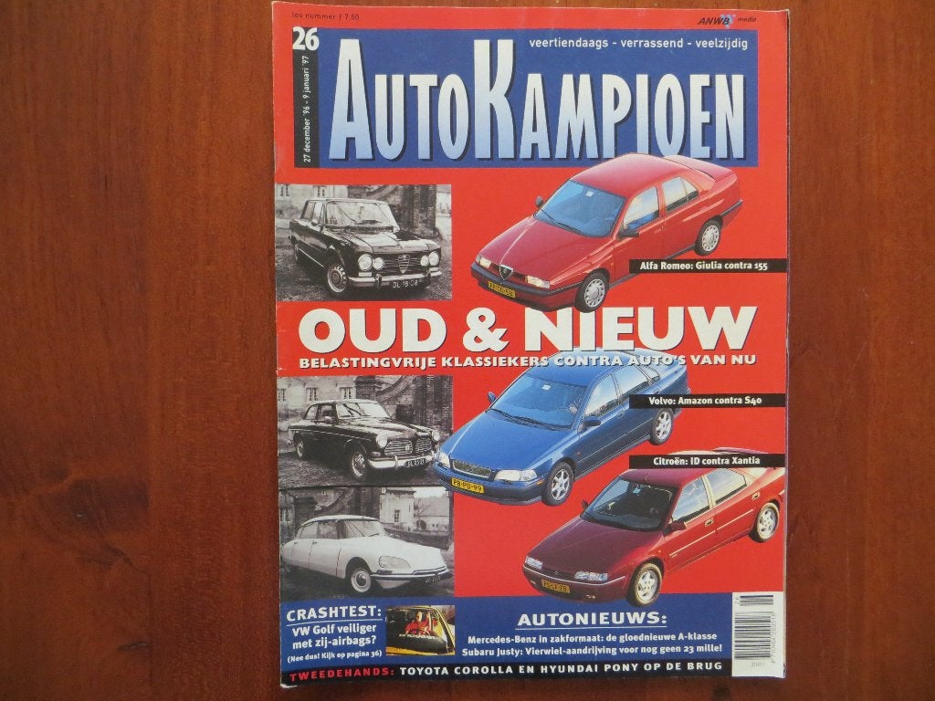 Autokampioen 26 1996 Mercedes A-Klasse, Alfa Giulia, 155, Verzenden, Nieuw, Mercedes